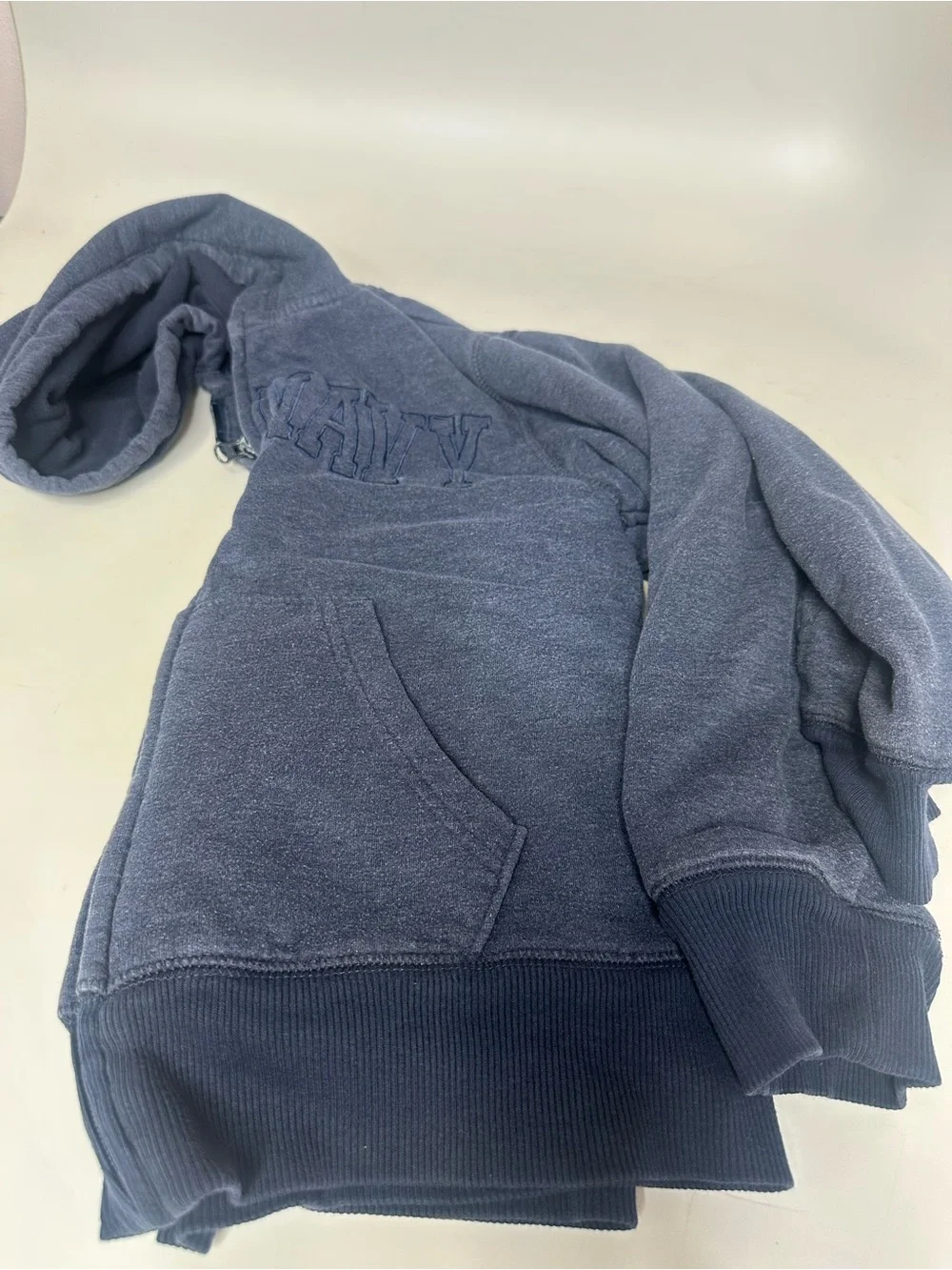 Old Navy Boys Dark Blue Full-Zip Hooded Sweatshirt